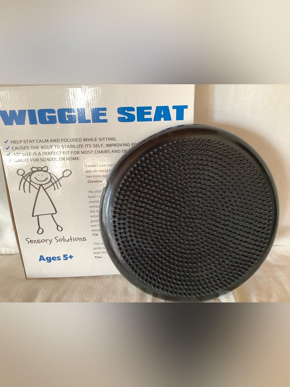 New in Box, Wiggle Seat by Sensory Solutions, great Fidget tool for Sensory kids